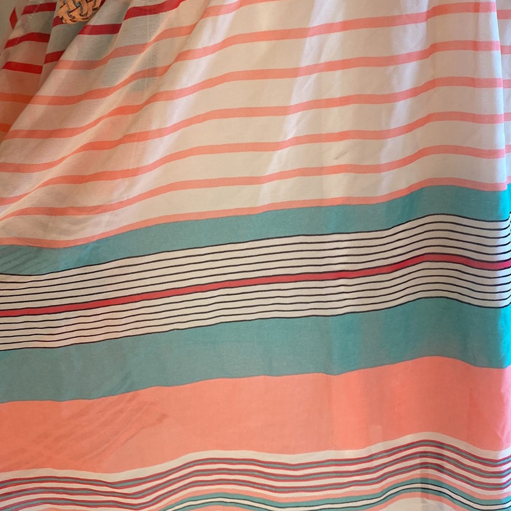 NWT sleeveless striped summer dress with buttons and pockets - Picture 3 of 10